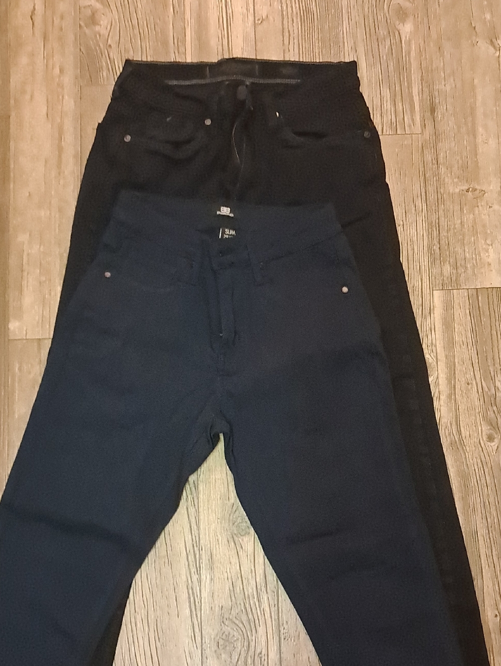 Men's Slim Fit Jeans - Black and Navy